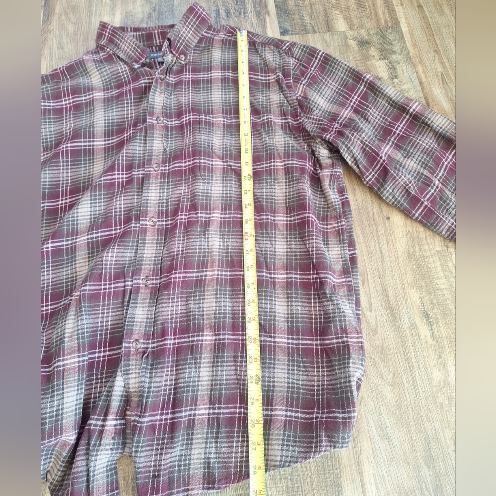 Croft&Barrow Plaid Flannel Size XL - Picture 7 of 10